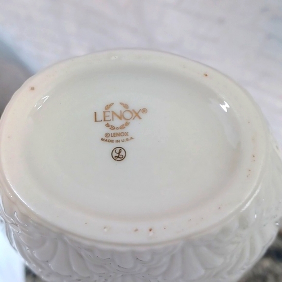 Lenox Vintage Made In USA Collectable Egg Design Shape Vase 24 Kt - Picture 6 of 7